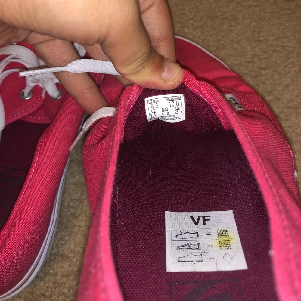 Authentic Red Vans - image 2